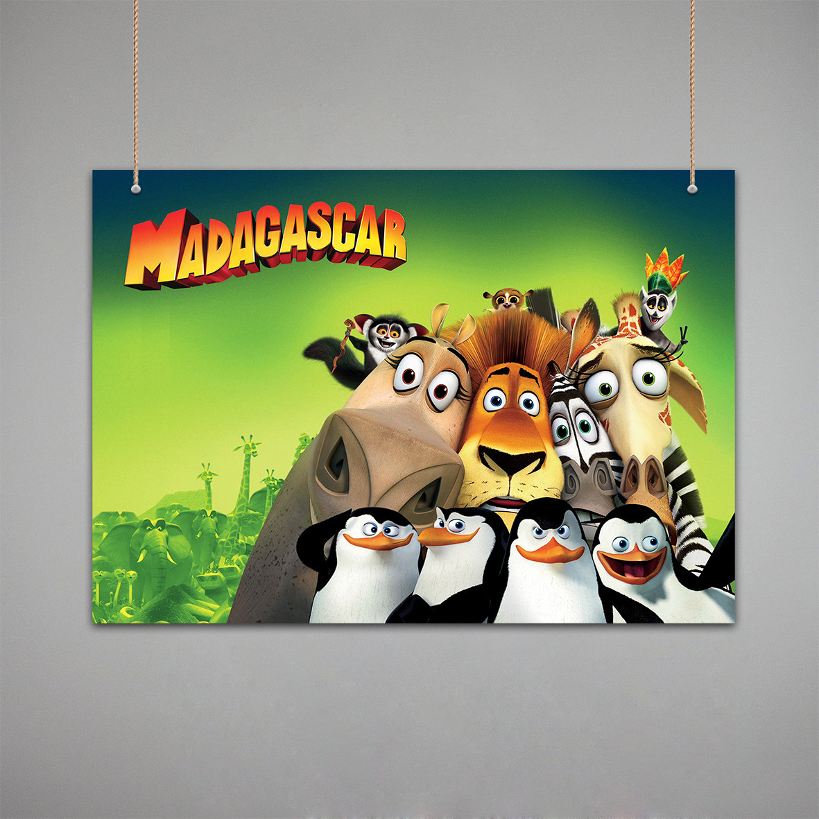 Постер: Мадагаскар, Madagascar (Макет No4)