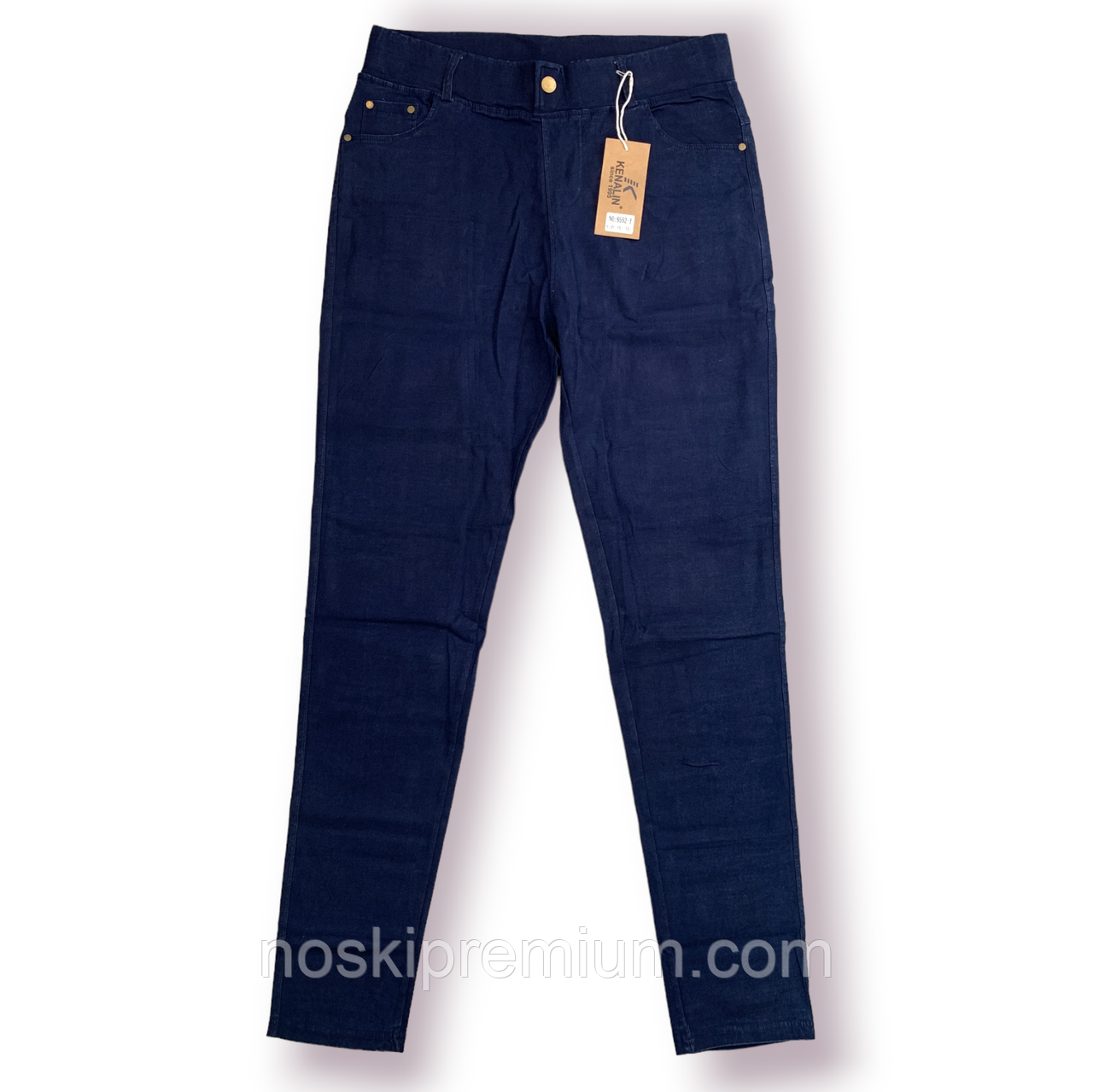 Джинси жіночі Kenalin, розмір 4Xl-5XL, сині, 9552-1, фото 1