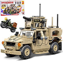 Конструктор військова машина "Hummer" Survival Warfare TM Sembo Block (418 деталей) арт. 207122