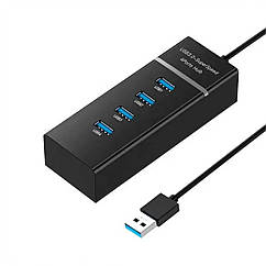 USB-хаб XON SmartHub Lite 4хUSB3.0 Чорний (UHALP040043B 5023)
