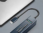 USB-хаб XON SmartLink SD + USB3.0 + 2хUSB2.0 Black (XUCHP051322B), фото 7