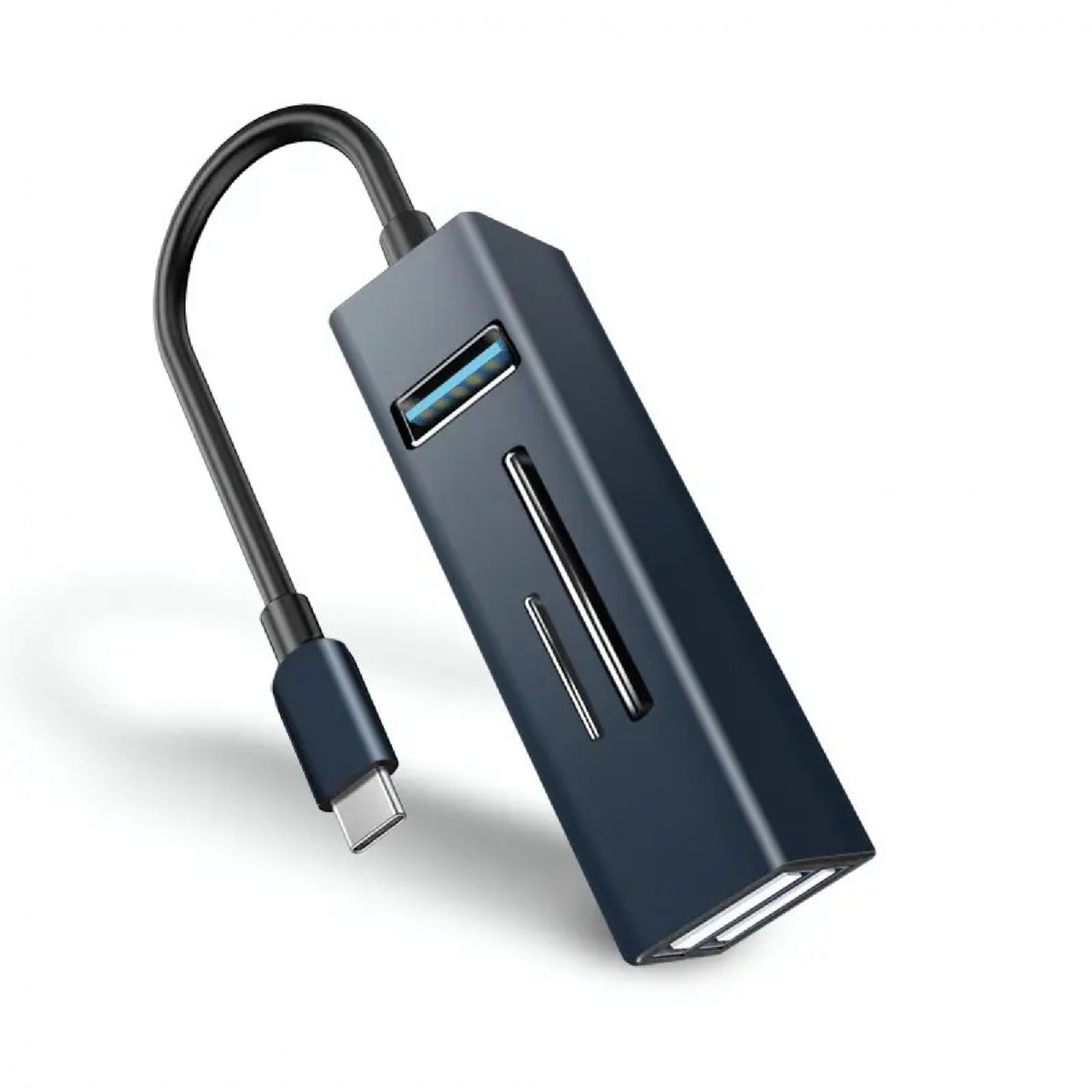 USB-хаб XON SmartLink SD + USB3.0 + 2хUSB2.0 Black (XUCHP051322B), фото 1
