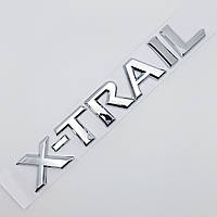 Эмблема надпись X-Trail на багажник (хром, глянец), Nissan