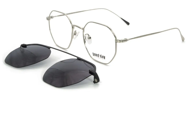 Окуляри з тонкими лінзами і кліпоном для корекції зору (за рецептом/плюс/мінус/астигматика), фото 1