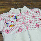 В'язана кофтинка на блискавці Туреччина Розмір 80 см, фото 2