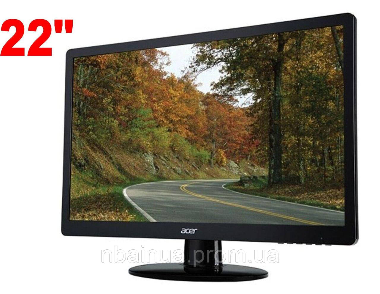 Монитор Бкласс Acer S220HQL / 22" (1920x1080) TN / 1x VGA, 1x DVI Б/у