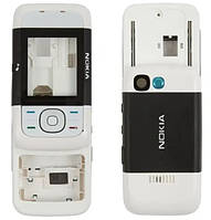 Корпус для мобильного телефона для Nokia 5200 Белый-Черный