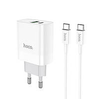 Зарядка (СЗУ) Hoco C80A Type-C + Usb c кабелем Type C/Type C