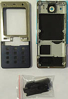 Корпус для мобильного телефона для Sony Ericsson T650 Silver-Blue