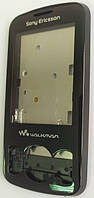 Корпус для мобильного телефона для Sony Ericsson W100 Full, Черный