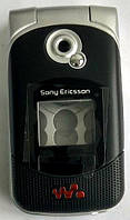 Корпус для мобильного телефона для Sony Ericsson W300 Черный Silver