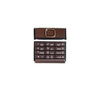 Клавиатура для телефона (для кнопочного телефона) для телефона для Nokia 8800 Arte Sapphire Brown