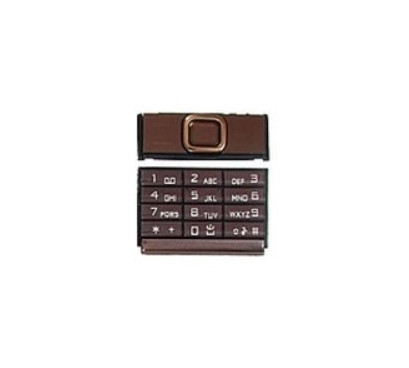 Клавиатура для телефона (для кнопочного телефона) для телефона для Nokia 8800 Arte Sapphire Brown - фото 1 - id-p1793416328