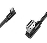 Usb для Iphone 5/6 ткань (угловой)