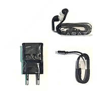 Зарядка (СЗУ) Original Samsung S4 + USB + наушники (n7100) Черный