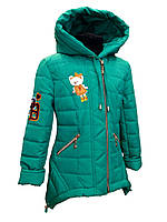 Демісезонна парка Барні для дівчаток