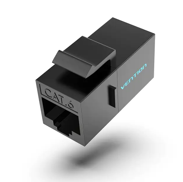 Соединитель Витой Пары RJ45 Vention IPVW0 Cat6 Cat5e Разъем-удлинитель ...