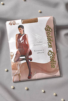 Колготи жіночі 40 ДЕН бежевого кольору розмір 2 155871M