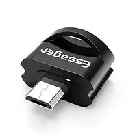 Переходник OTG ESSAGER USB на Micro USB Black