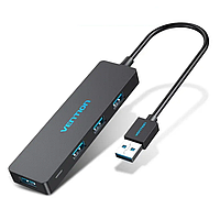 USB-хаб Vention USB 3.0 на 4 порта 0.15м черный (CHKBB)