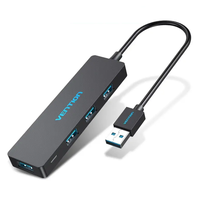 USB-хаб Vention USB 3.0 на 4 порти 0.15м чорний (CHKBB)