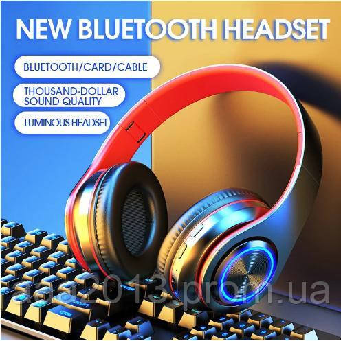 Навушники Bluetooth B39 бездротові, ГАРНІТУРА+SD MP3+3.5 джек, фото 1