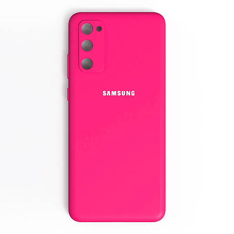 Чохол Silicone Case Premium для Samsung S20 FE Rose (Закритий низ), фото 1