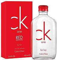 Женские духи Calvin Klein CK One Red Edition for Her Туалетная вода 50 ml/мл оригинал