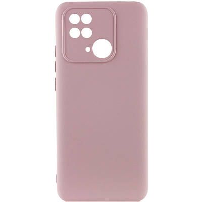 Чехол Silicone Cover Lakshmi Full Camera (A) для Xiaomi Poco C40 Full camera, Рожевий / Pink Sand