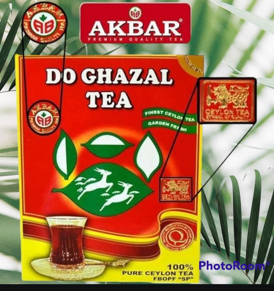 Черный чай две газели Do Ghazal Tea Akbar Акбар дугазель Шри-ланка цейлонский листовой класический премиум - фото 1 - id-p177021248