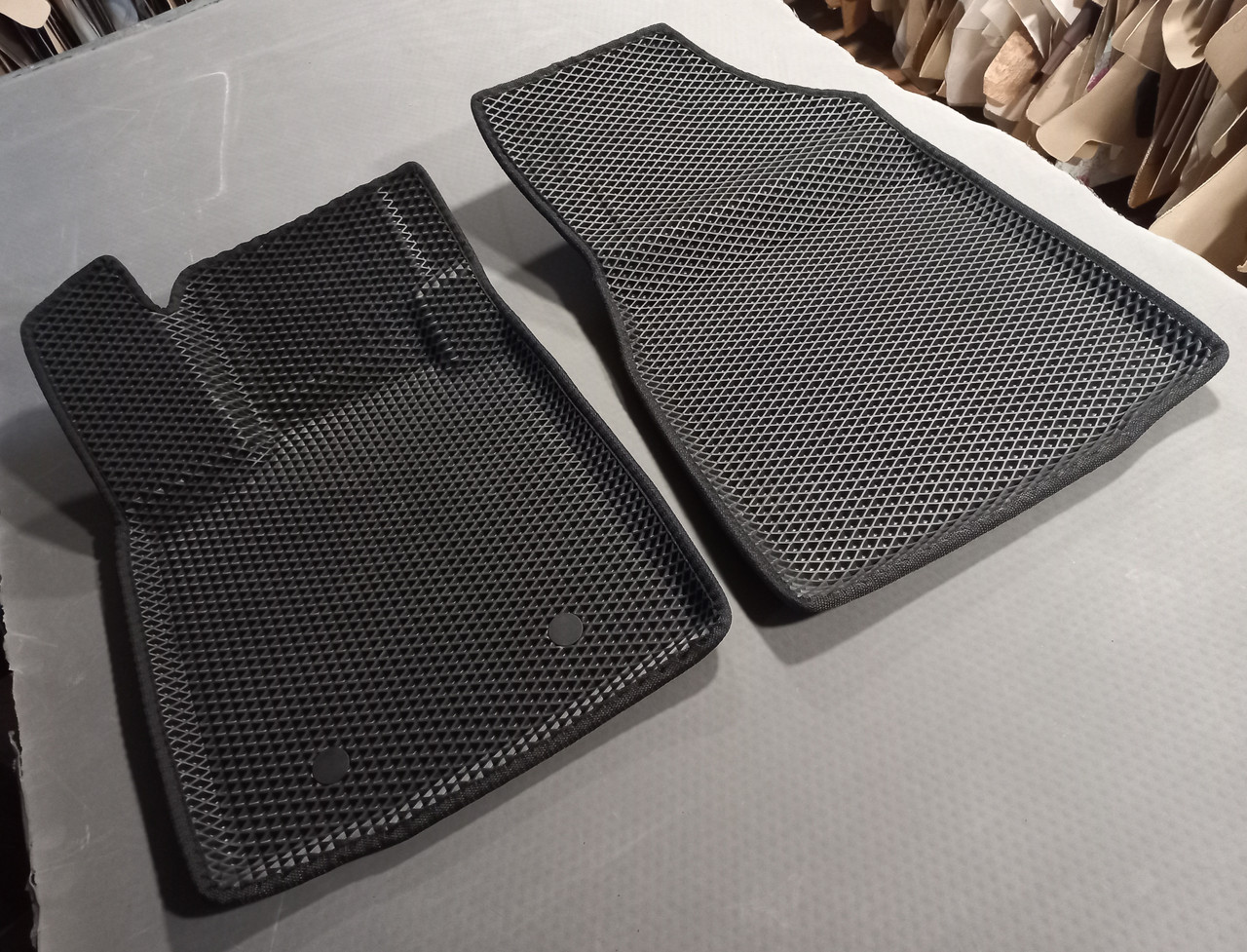 3D килимки EvaForma передні на Dacia Sandero Stepway 1 '08-12, 3D килимки EVA