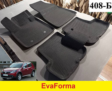 3D килимки EvaForma на Dacia Sandero Stepway 1 '08-12, 3D килимки EVA, фото 1