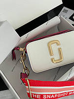 Женская Сумка Marc Jacobs Small Camera Bag White Pink