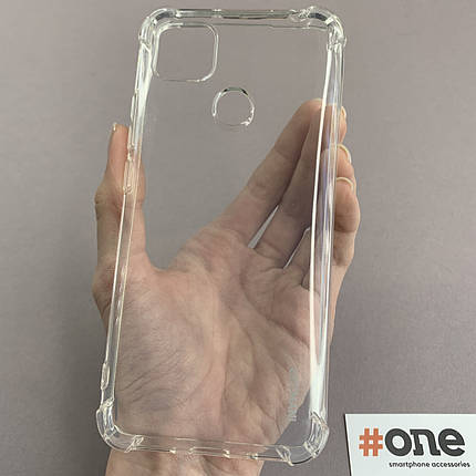 Чохол для Xiaomi Redmi 9C чохол прозорий з бронею кутами на телефон сяомі редмі 9с прозорий ttp, фото 1