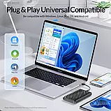 Зовнішній корпус Orico для 2,5-дюймового диска з кабелем Micro USB Type-B SATA 5 Гбіт/с з UASP Чорний ORICO-2521U3-V1-BK-EP, фото 11