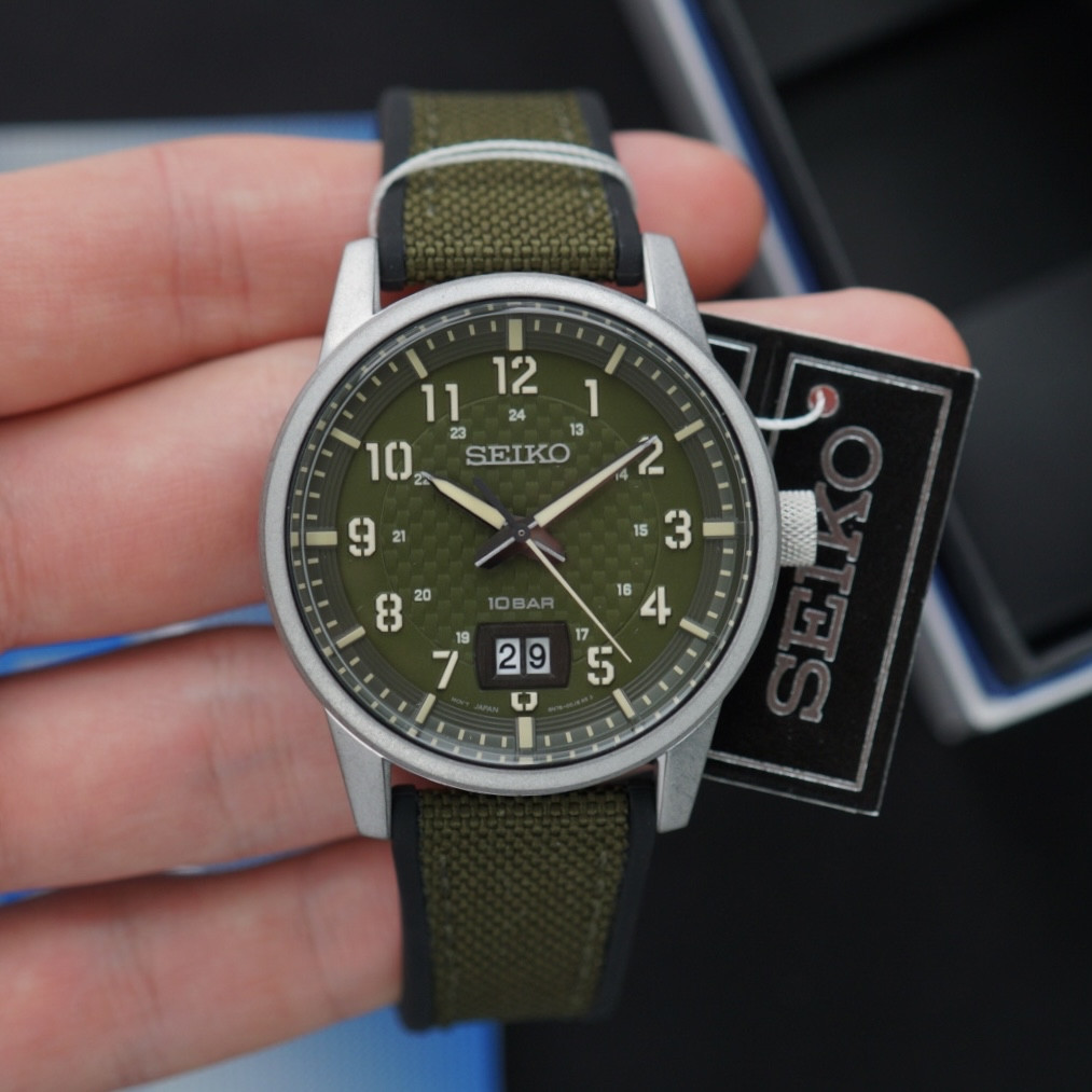 Seiko SUR323P1 Military Quartz Saphire