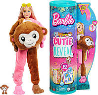 Кукла Барби Barbie Cutie Reveal Doll with Monkey HKR01