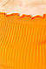 Топ жіночий ошатний у рубчик колір жовтогарячий 204R020, фото 5