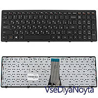 Клавиатура для ноутбука LENOVO (Flex 15, Flex 15D, G500s, G505s, S510p) rus, black, black frame