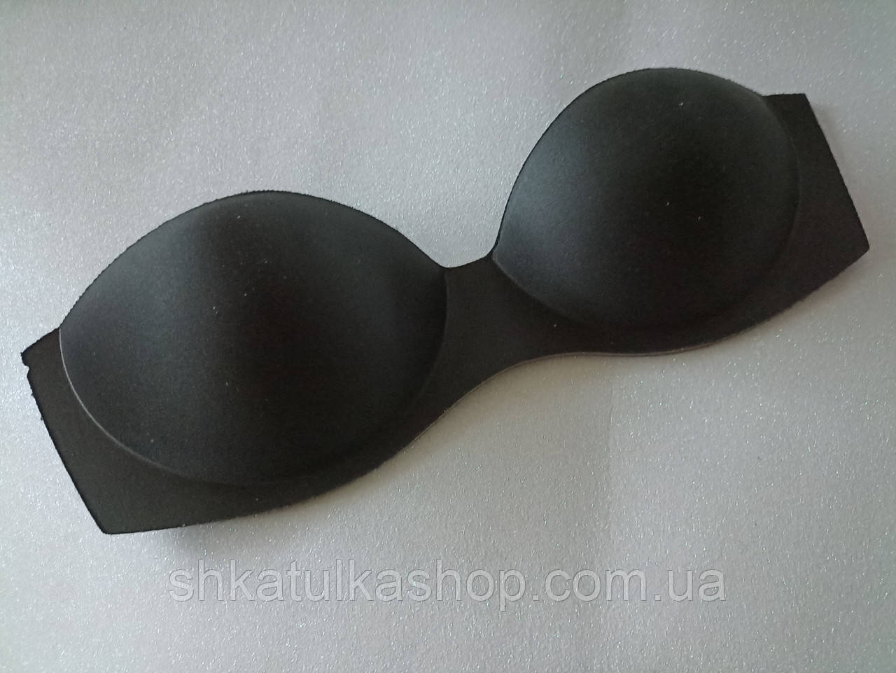 Цельные вкладыши поролоновые (чашки) для бюстгальтера с push-up черные размер 80 - фото 2 - id-p1809665385