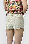 Джинсові шорти з потертостями Pull & Bear 5696/301/711 бежеві M, фото 6