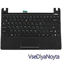 Клавиатура для ноутбука ASUS (EeePC: 1011, 1015, 1016, 1018 Keyboard+Touchpad+передняя панель) rus, black