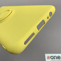 Чохол для Xiaomi Redmi Note 9 чохол з кільцем підставкою на телефон сяомі редмі нот 9 жовтий hrg, фото 6