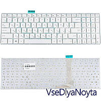 Клавиатура для ноутбука ASUS (E502MA, E502SA series) rus, white, без фрейма