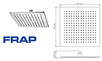 FRAP 28-3 Лейка верхнего душа (квадрат) нержавеющая сталь 300х300мм FRAP хром