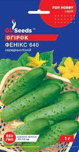 Насіння Огірца Фенікс-640 (1 г), TM GL Seeds. Середньодень., фото 1