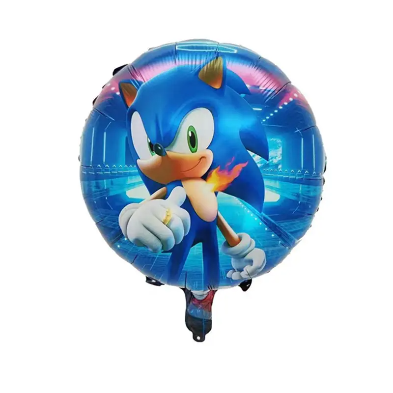 Заказывайте Фольгированный воздушный круглый шар ёжик Sonic Соник с ...