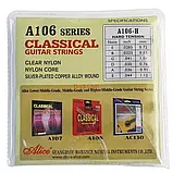 Струни Alice A106-H для класичної гітари (.0285-0.044) (нейлон) HARD TENSION, фото 2