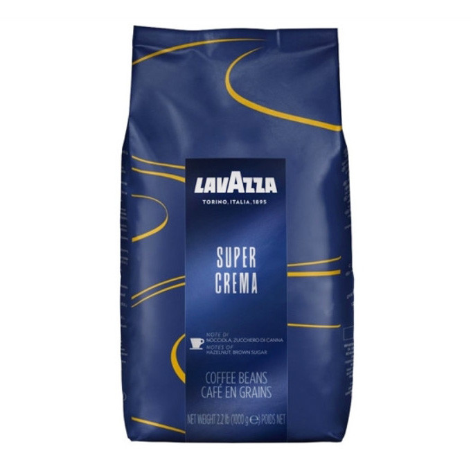 Кава в зернох Lavazza Super Crema 1 кг