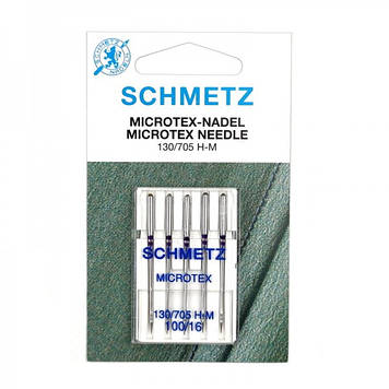 Набір голок Schmetz Microtex №100